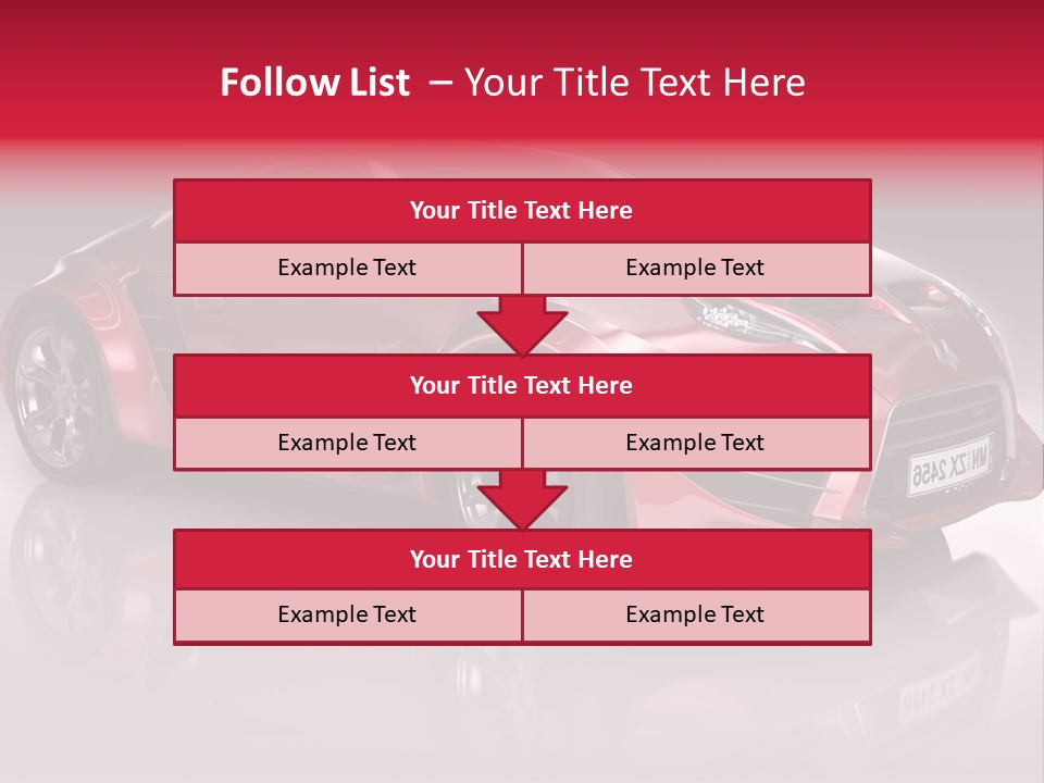 Transport Automobile Project PowerPoint Template