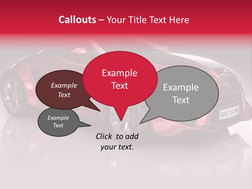 Transport Automobile Project PowerPoint Template