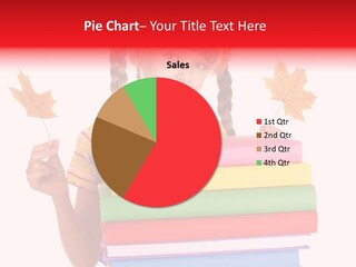 Maple Female Schoolchild PowerPoint Template