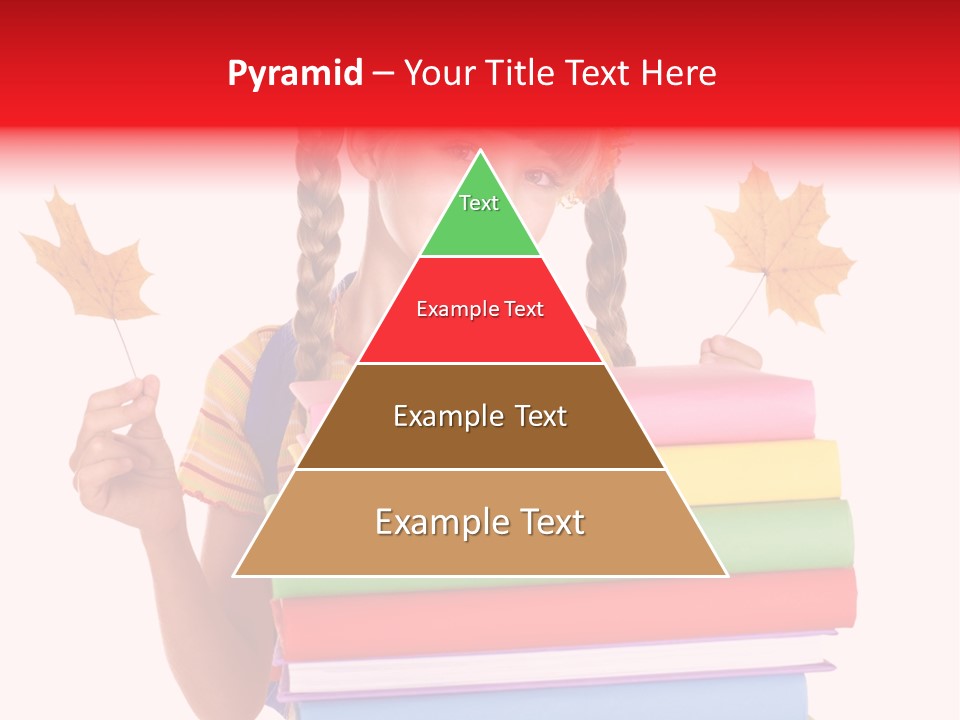 Maple Female Schoolchild PowerPoint Template