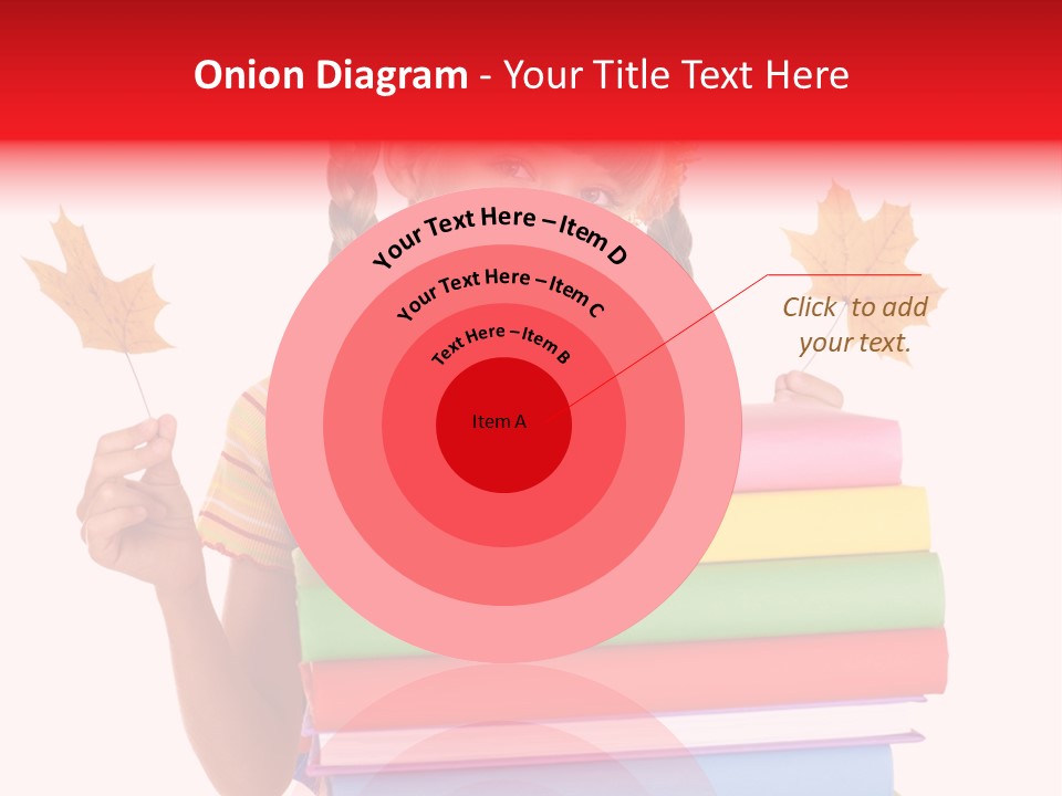 Maple Female Schoolchild PowerPoint Template