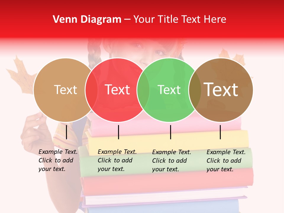 Maple Female Schoolchild PowerPoint Template