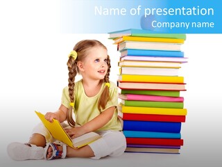 Childhood Back To School Nursery Child School PowerPoint Template