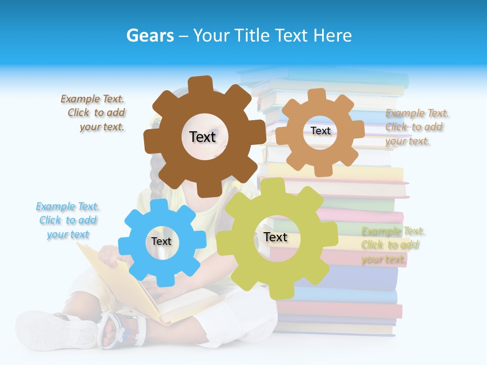 Childhood Back To School Nursery Child School PowerPoint Template