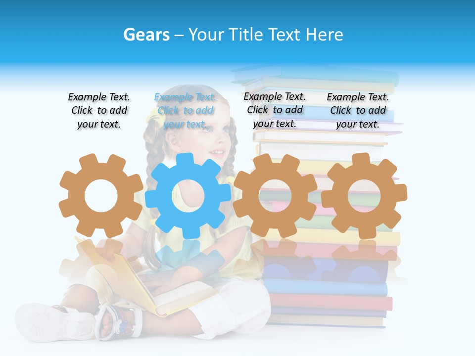 Childhood Back To School Nursery Child School PowerPoint Template