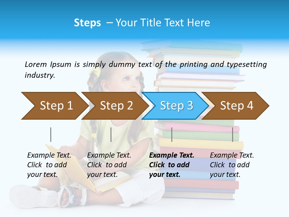 Childhood Back To School Nursery Child School PowerPoint Template
