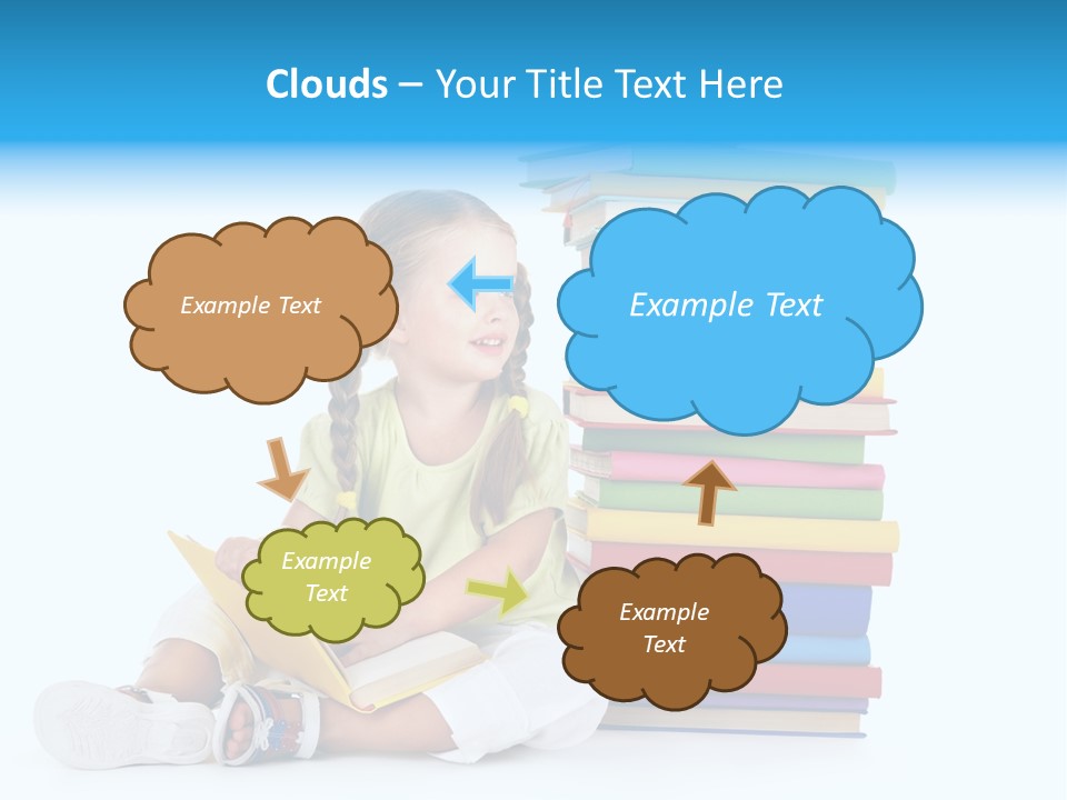 Childhood Back To School Nursery Child School PowerPoint Template