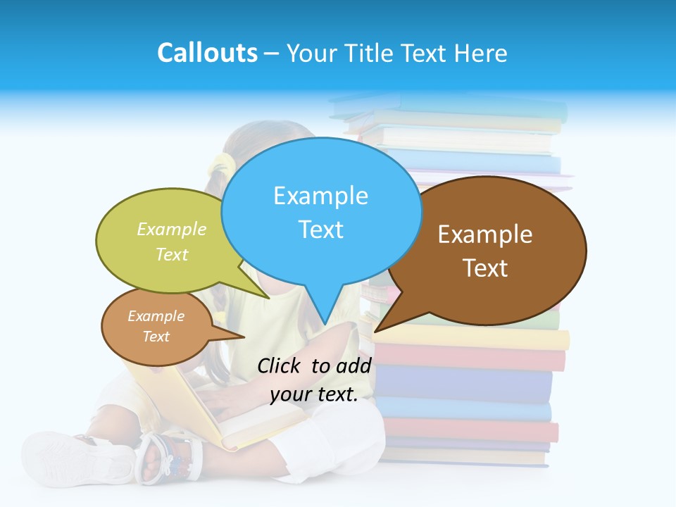 Childhood Back To School Nursery Child School PowerPoint Template