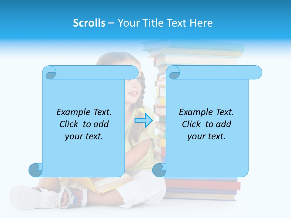 Childhood Back To School Nursery Child School PowerPoint Template