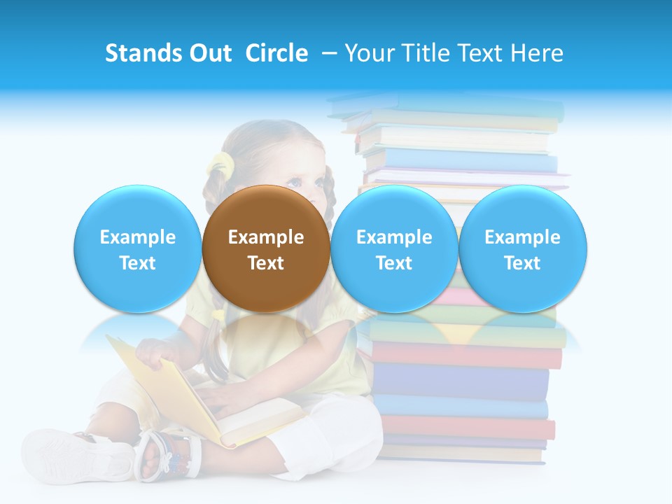 Childhood Back To School Nursery Child School PowerPoint Template