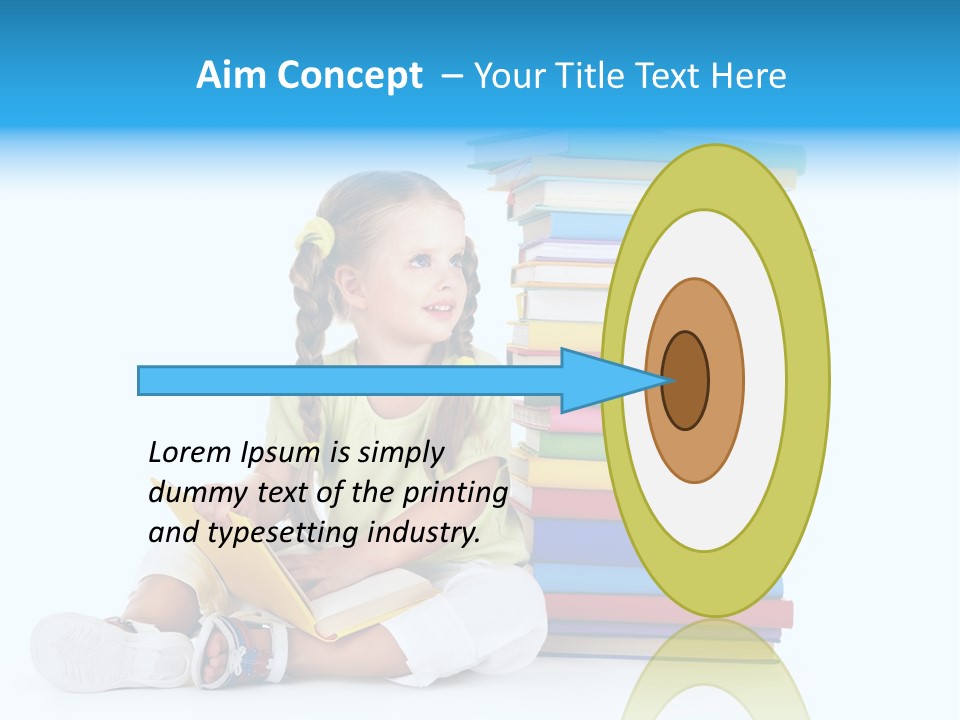 Childhood Back To School Nursery Child School PowerPoint Template