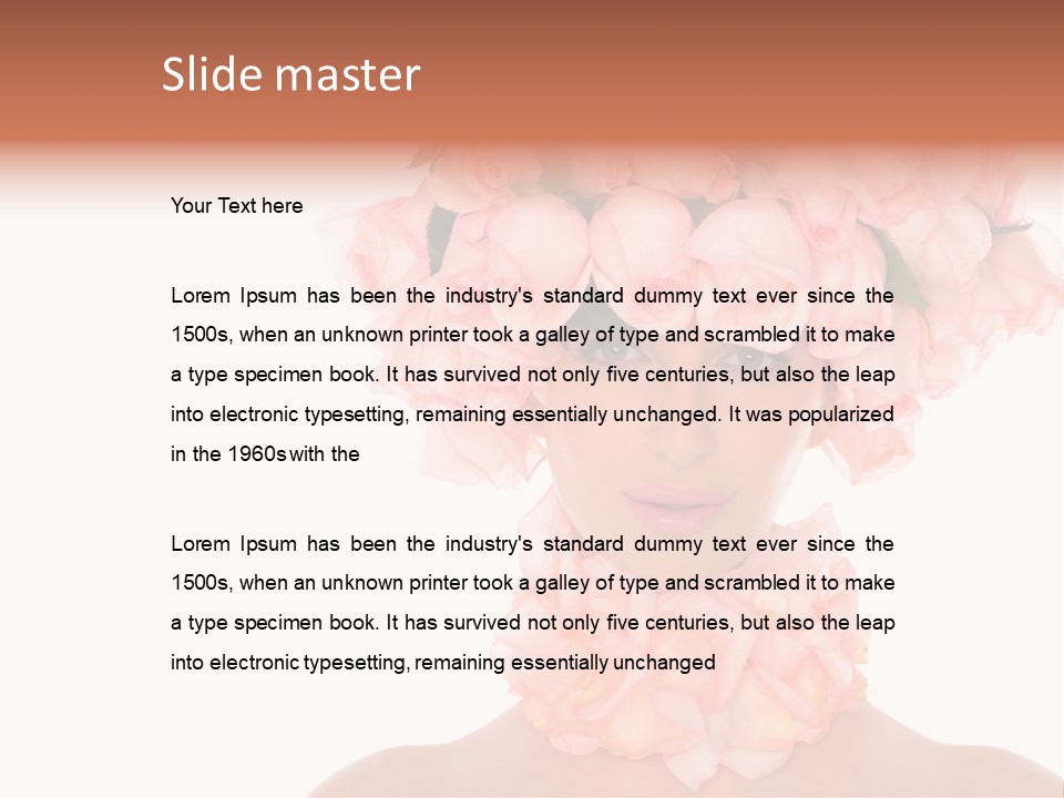 Decoration Pleasure Romantic PowerPoint Template