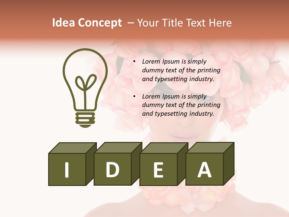 Decoration Pleasure Romantic PowerPoint Template