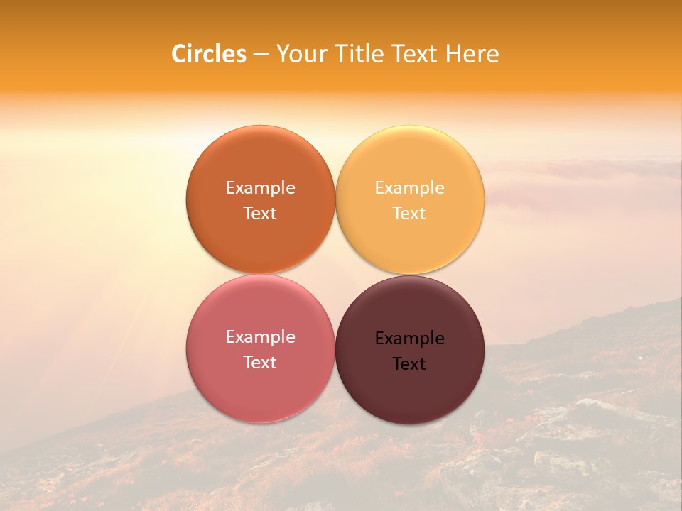 Outdoor Stone Countryside PowerPoint Template