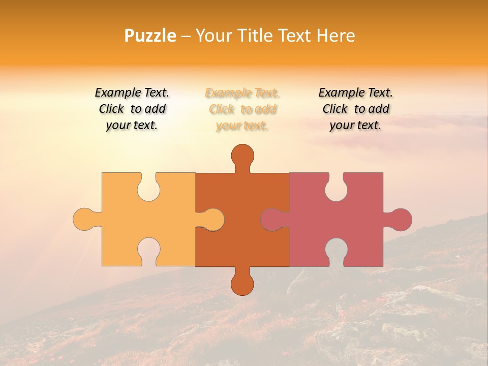 Outdoor Stone Countryside PowerPoint Template