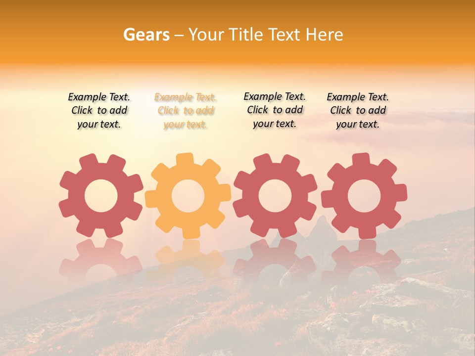 Outdoor Stone Countryside PowerPoint Template