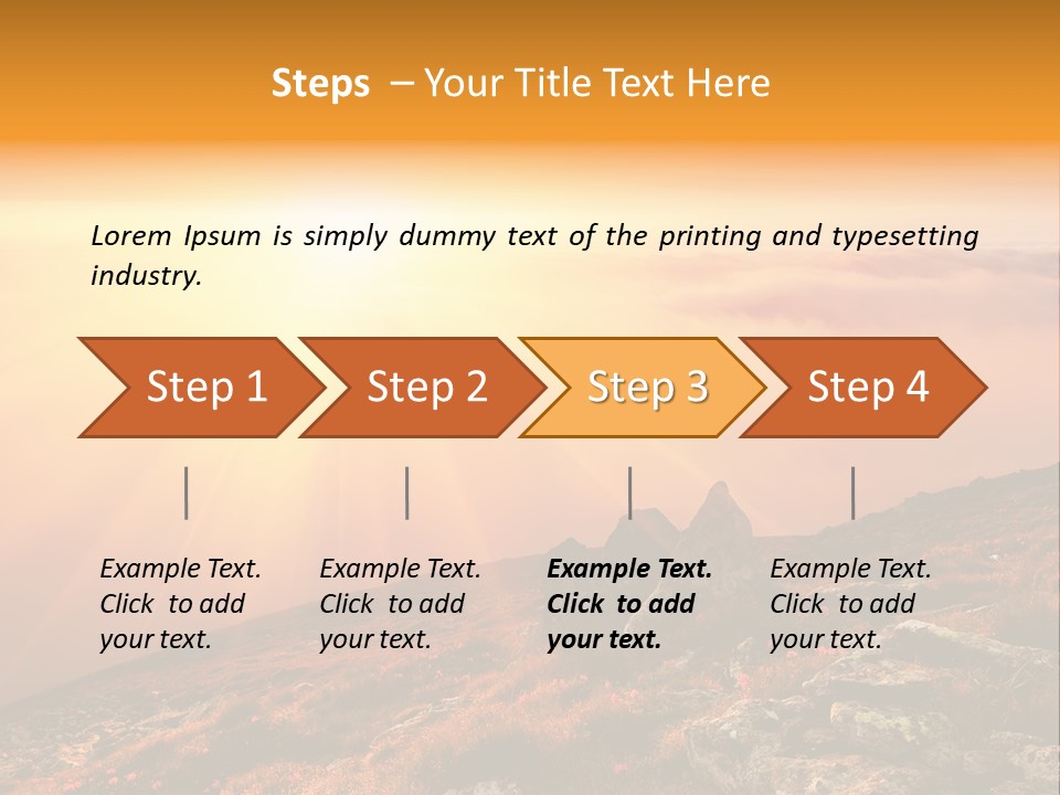 Outdoor Stone Countryside PowerPoint Template