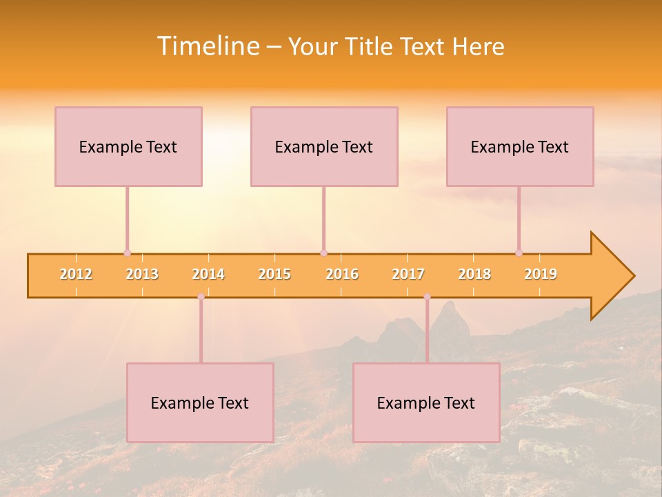 Outdoor Stone Countryside PowerPoint Template