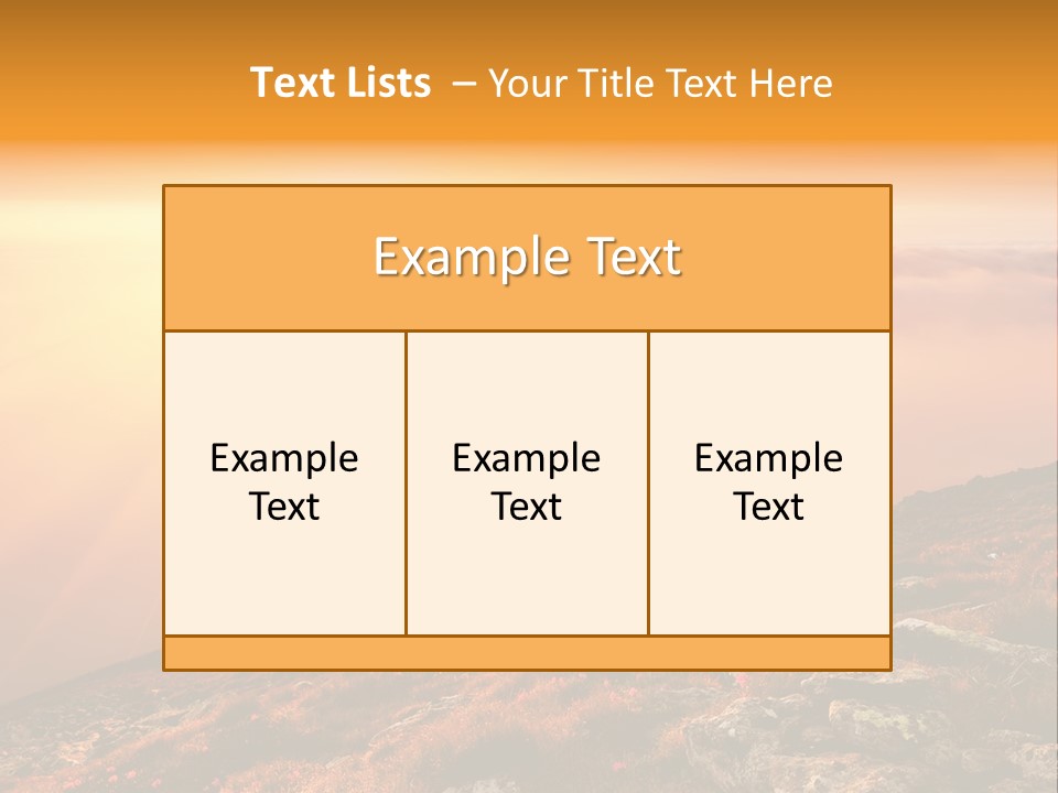 Outdoor Stone Countryside PowerPoint Template
