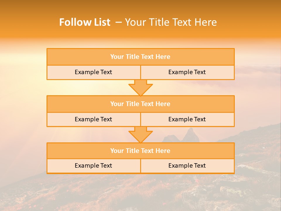 Outdoor Stone Countryside PowerPoint Template