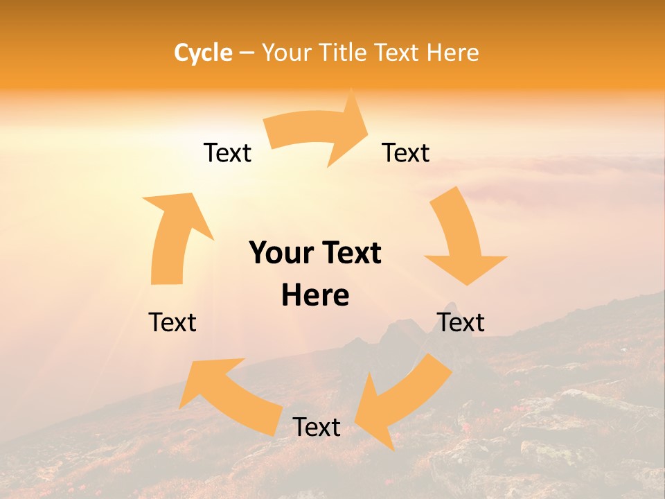 Outdoor Stone Countryside PowerPoint Template
