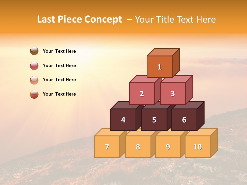 Outdoor Stone Countryside PowerPoint Template