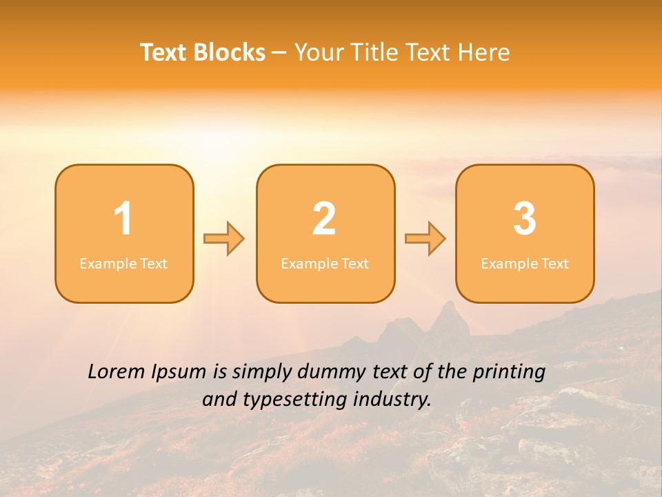 Outdoor Stone Countryside PowerPoint Template