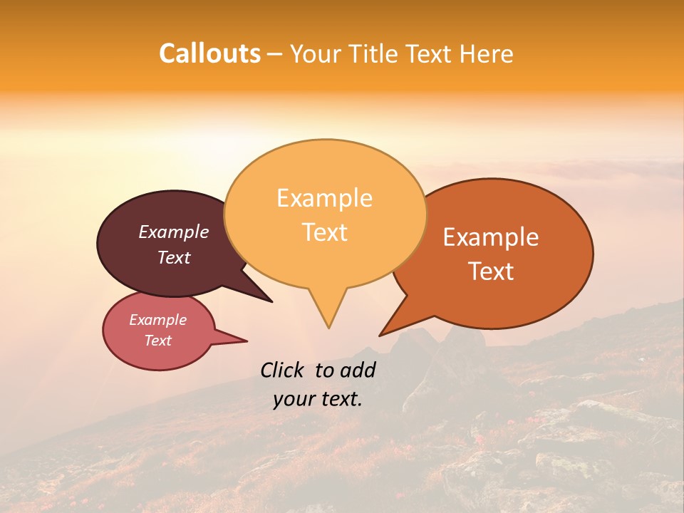 Outdoor Stone Countryside PowerPoint Template