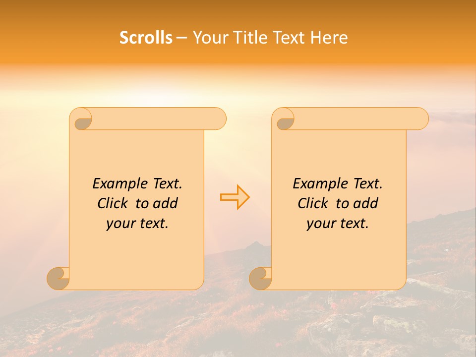 Outdoor Stone Countryside PowerPoint Template