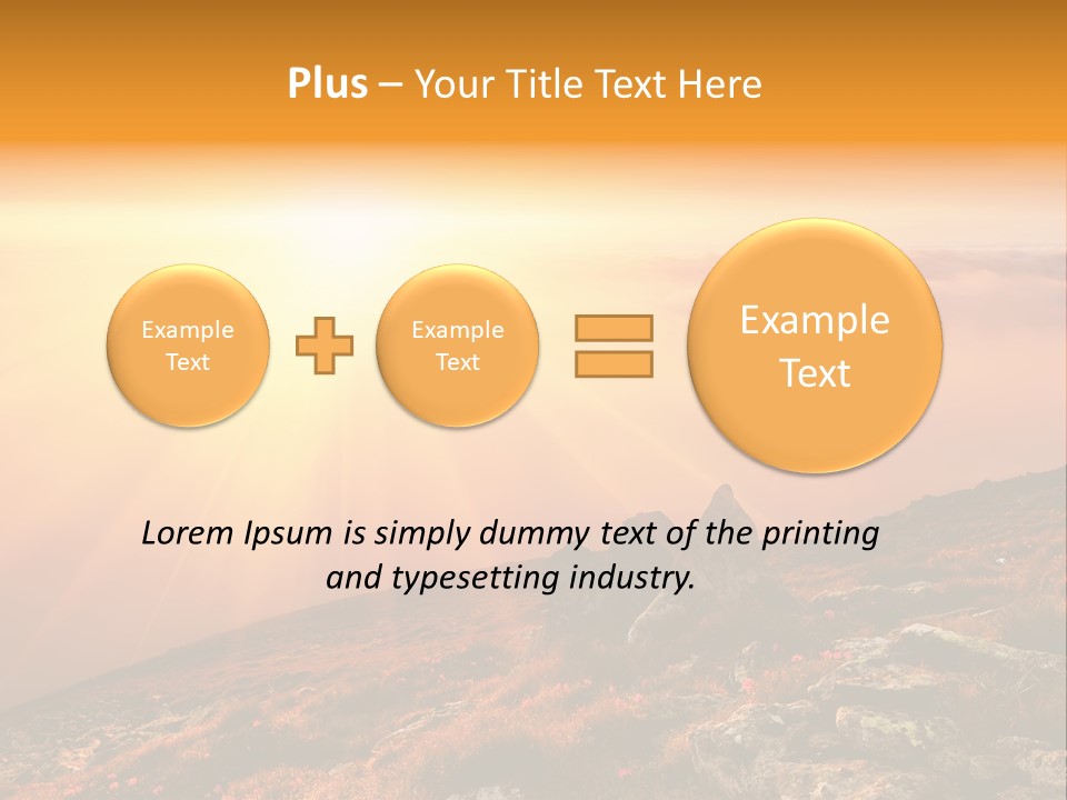 Outdoor Stone Countryside PowerPoint Template