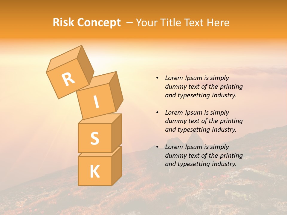 Outdoor Stone Countryside PowerPoint Template