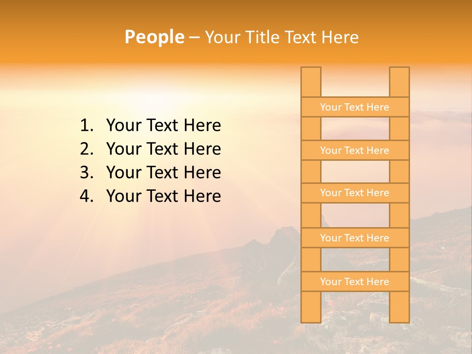Outdoor Stone Countryside PowerPoint Template