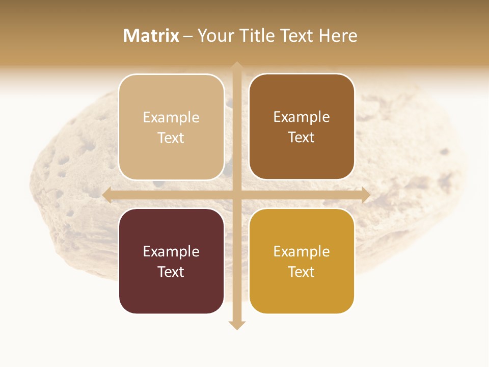 Nut Refreshment Ingredient PowerPoint Template