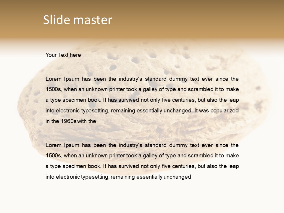 Nut Refreshment Ingredient PowerPoint Template