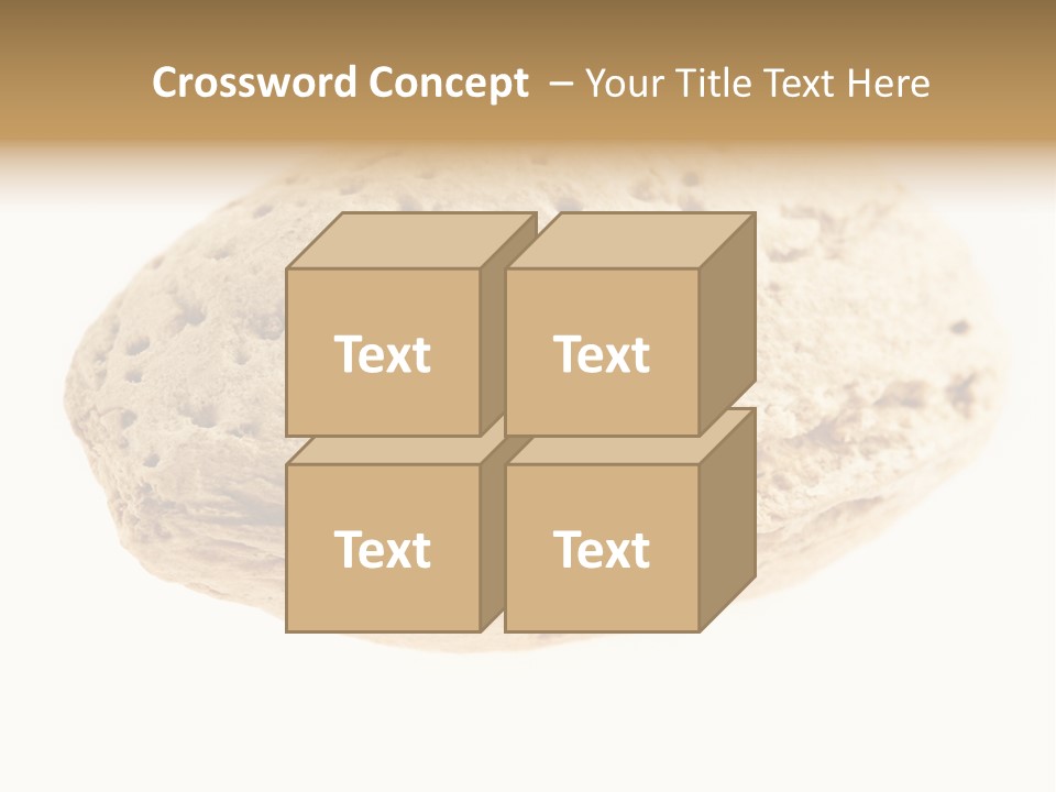 Nut Refreshment Ingredient PowerPoint Template