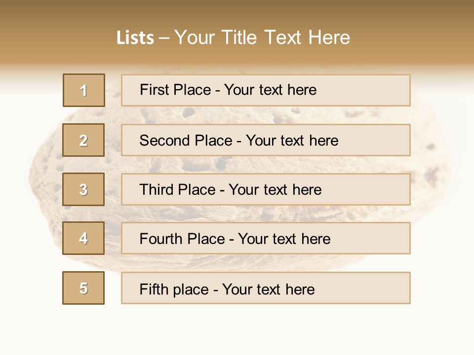 Nut Refreshment Ingredient PowerPoint Template