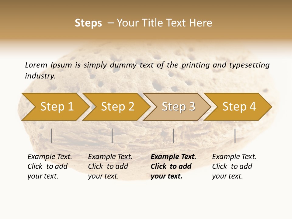 Nut Refreshment Ingredient PowerPoint Template