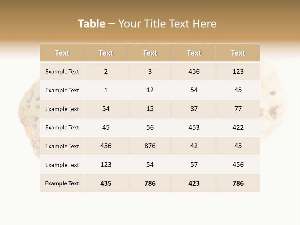 Nut Refreshment Ingredient PowerPoint Template