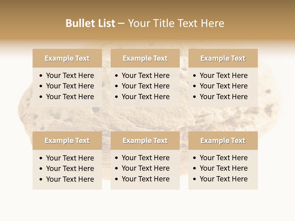 Nut Refreshment Ingredient PowerPoint Template