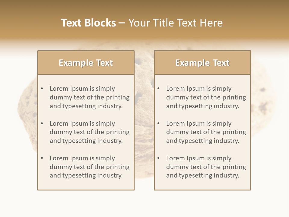 Nut Refreshment Ingredient PowerPoint Template