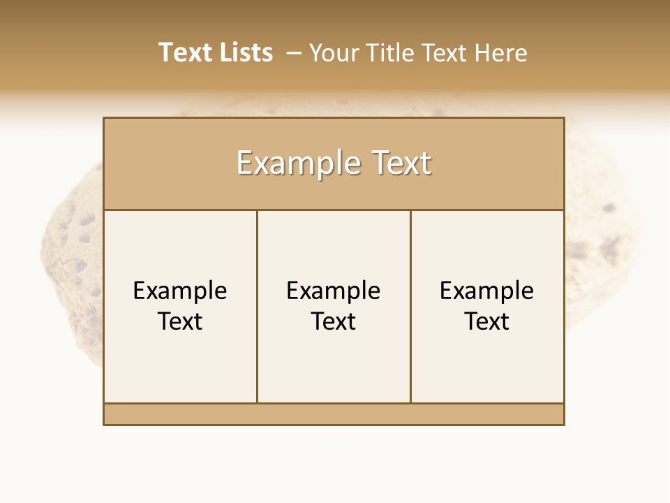 Nut Refreshment Ingredient PowerPoint Template