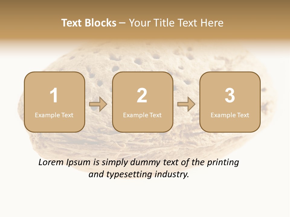 Nut Refreshment Ingredient PowerPoint Template