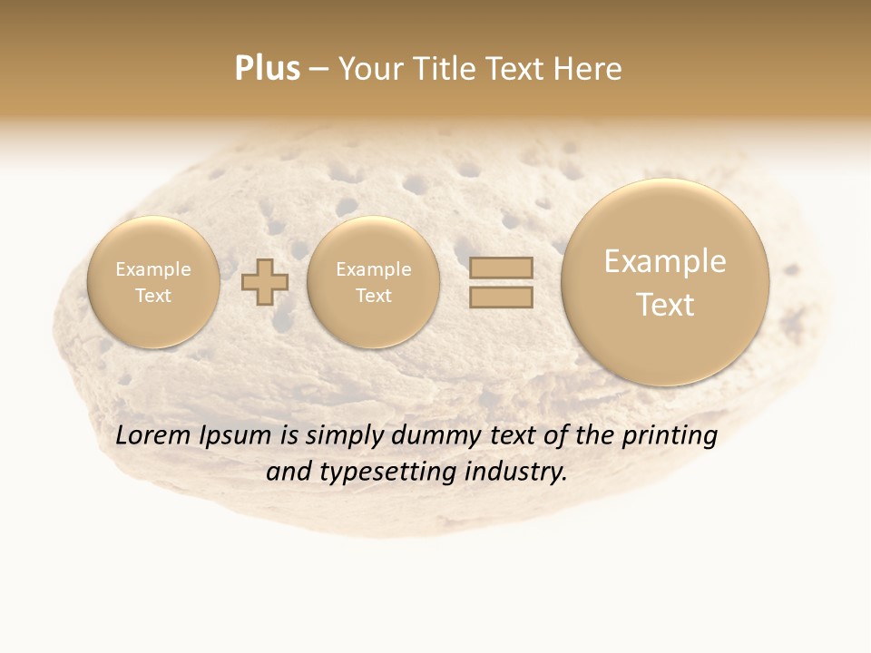 Nut Refreshment Ingredient PowerPoint Template