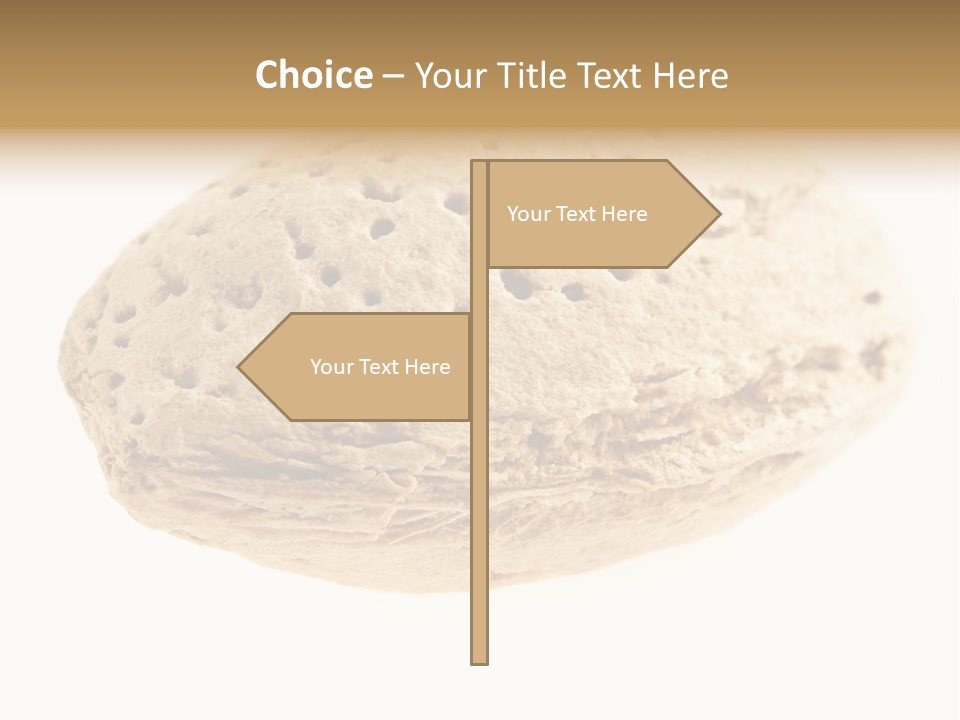 Nut Refreshment Ingredient PowerPoint Template