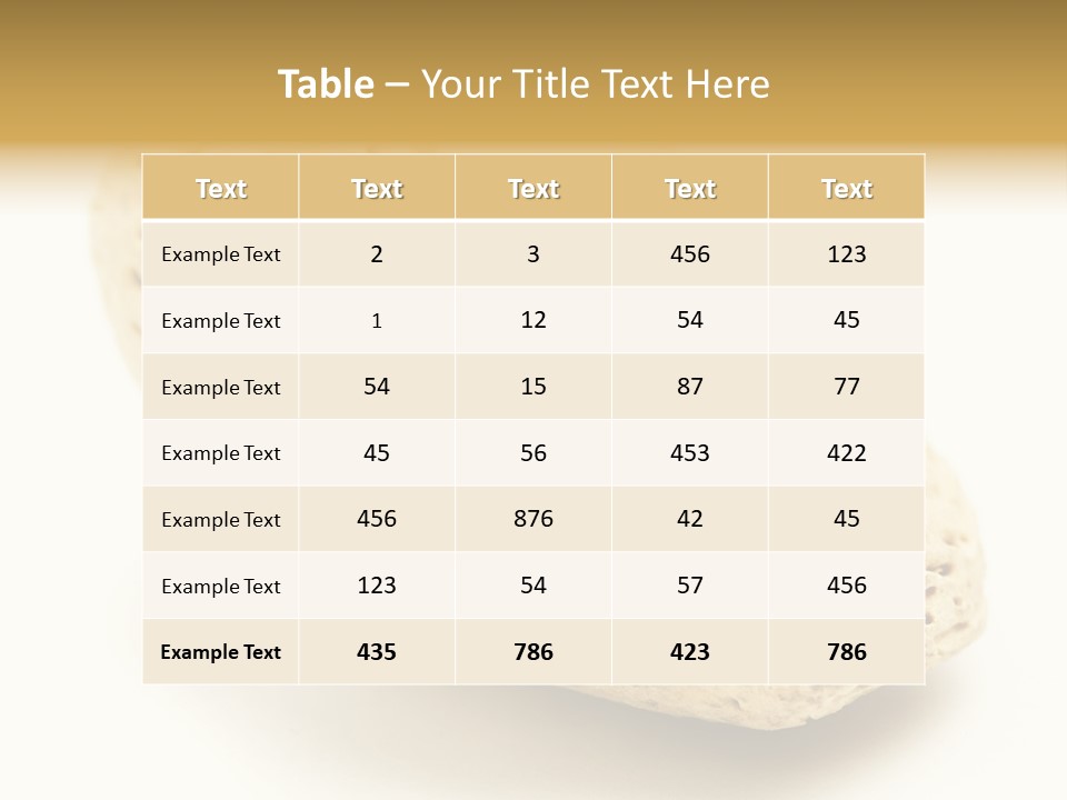 Vitamin Tasty Vegetarian PowerPoint Template