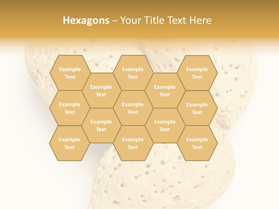 Almond Background Healthy PowerPoint Template