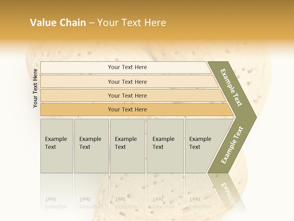 Almond Background Healthy PowerPoint Template