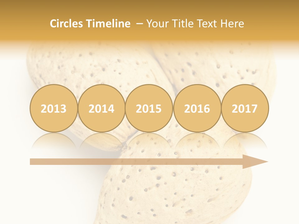 Almond Background Healthy PowerPoint Template