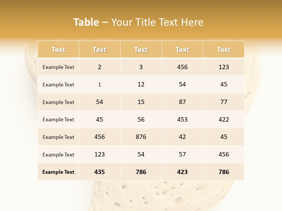 Almond Background Healthy PowerPoint Template