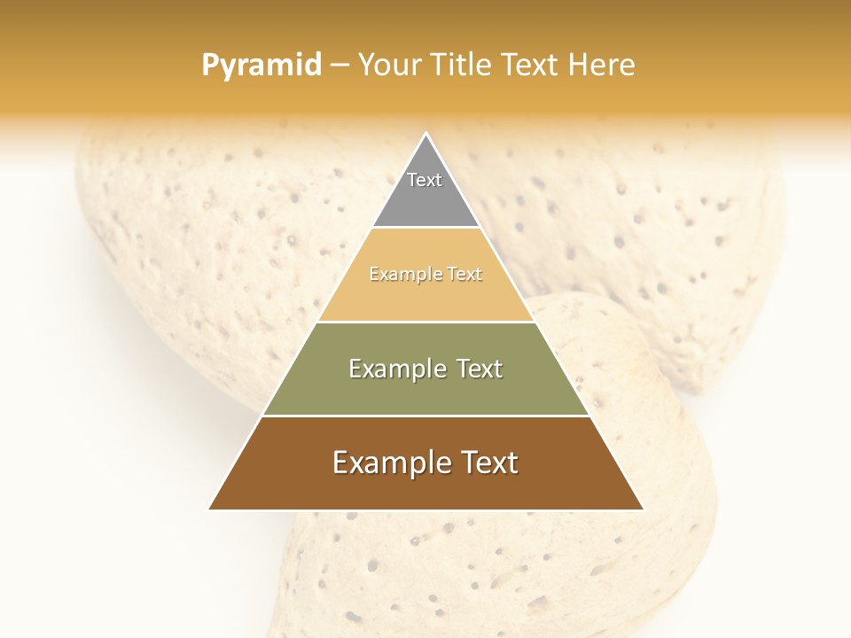 Almond Background Healthy PowerPoint Template